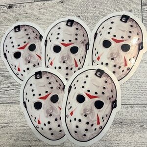 Jason mask stickers